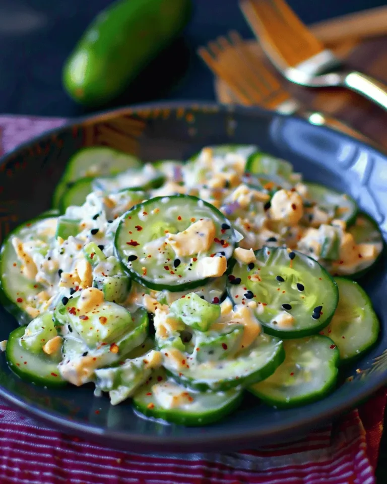 Jalapeno Popper Cucumber Salad