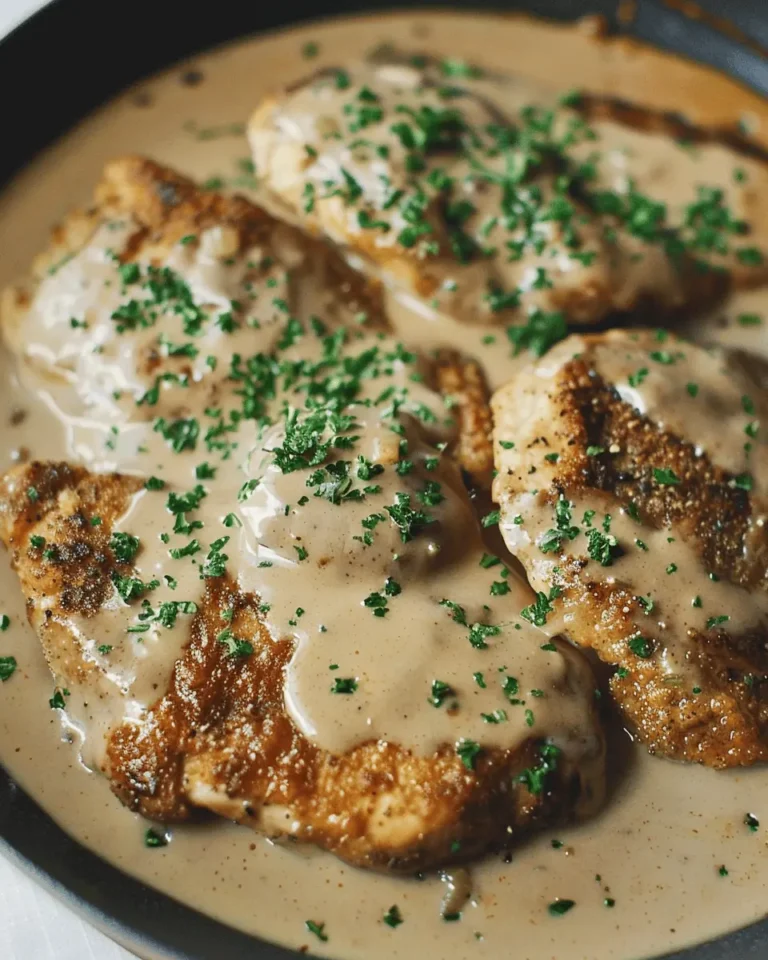 Irish Chicken in Whiskey Cream Sauce