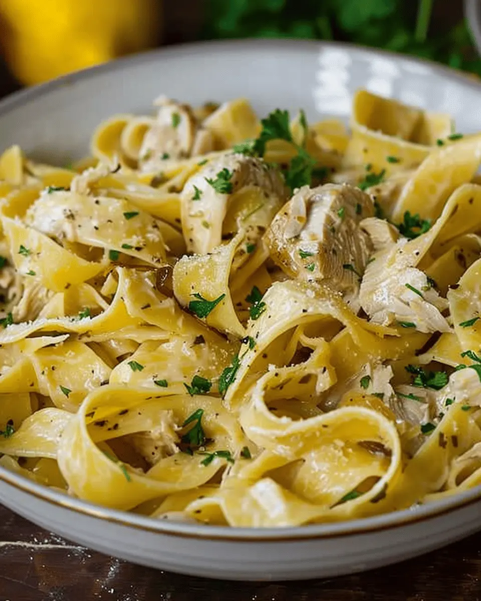 Pasta Recipe Creamy Braised Chicken for Indulgent Comfort Meals