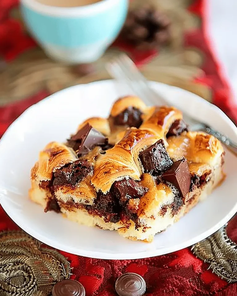 Chocolate Croissant Breakfast Bake