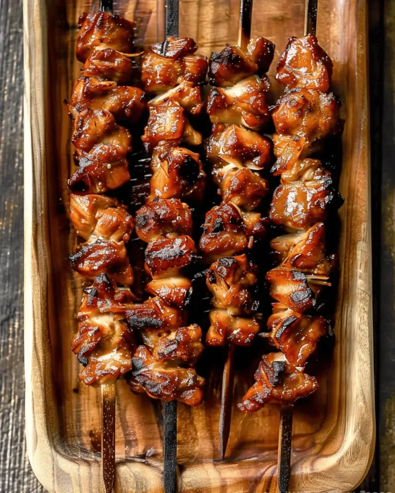 Grilled Thai Coconut Chicken Skewers