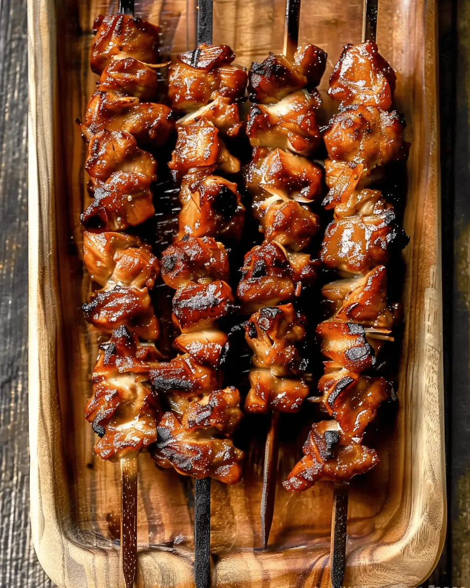 Grilled Thai Coconut Chicken Skewers: Juicy Flavors You’ll Love