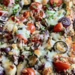 Low Carb Roasted Vegetable ‘Pizza’