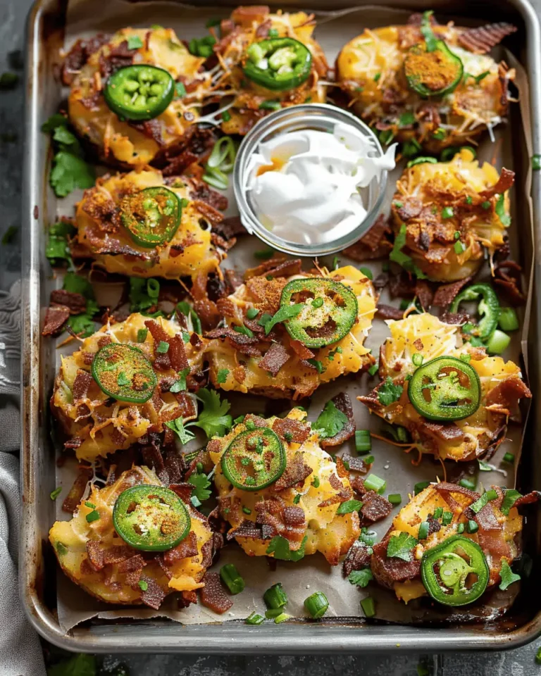 Jalapeno Popper Smashed Potatoes