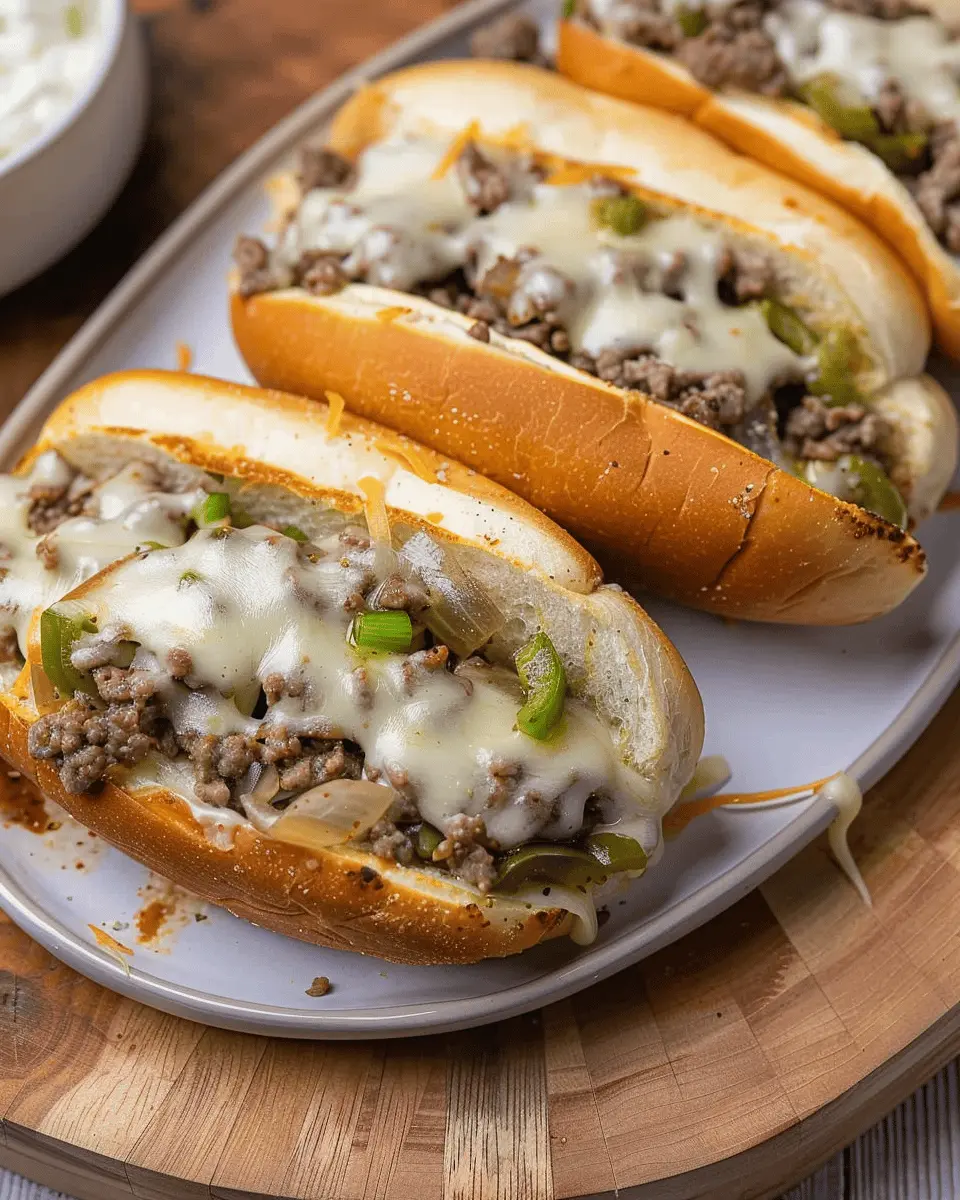 30-Minute Ground Beef Philly Cheesesteaks with Turkey Bacon Magic