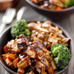 BBQ Chicken & Roasted Sweet Potato Bowls