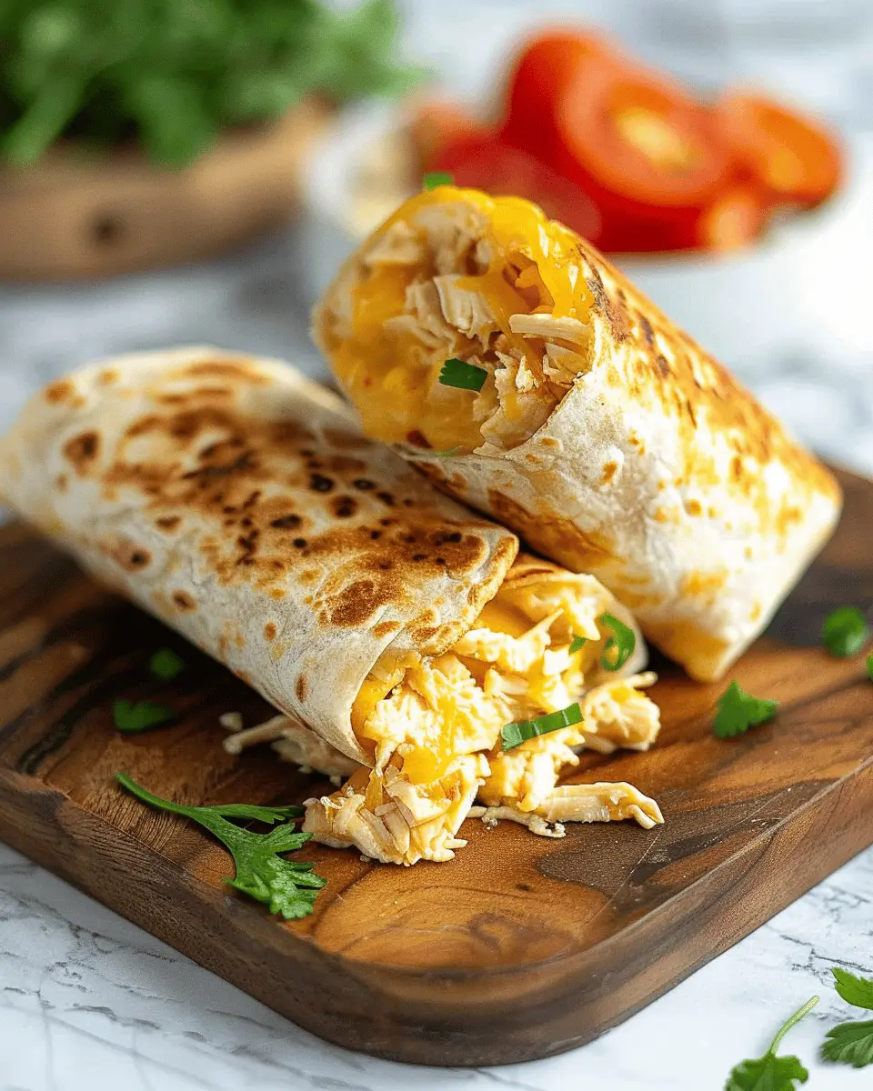 Cheesy Garlic Chicken Wraps: The Best Recipe for Flavor Lovers