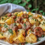 Cheesy Ranch Potatoes and Sausage