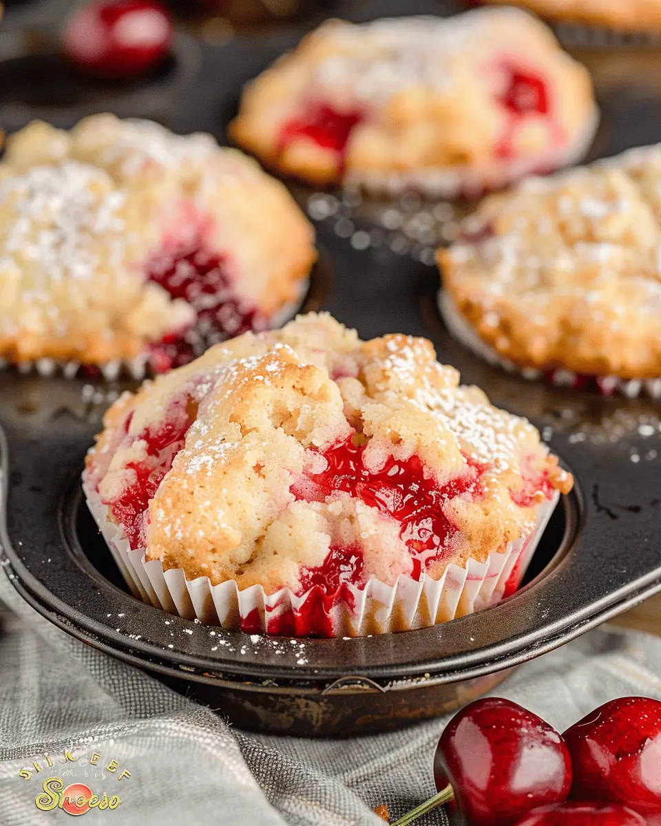 Cherry Cobbler Muffins: Easy Treats for a Sweet Day at Home