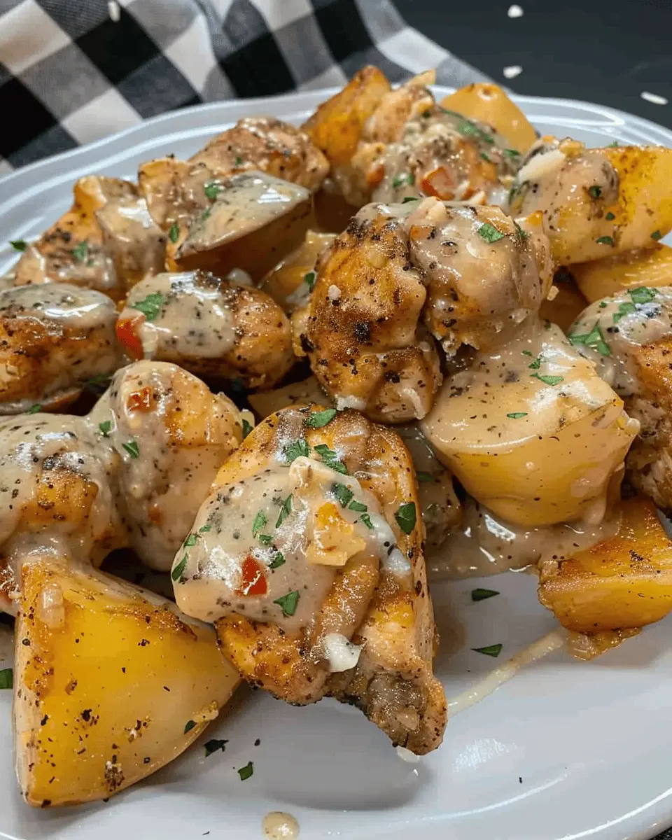 Crockpot Garlic Parmesan Chicken and Potatoes: Easy Comfort Meal