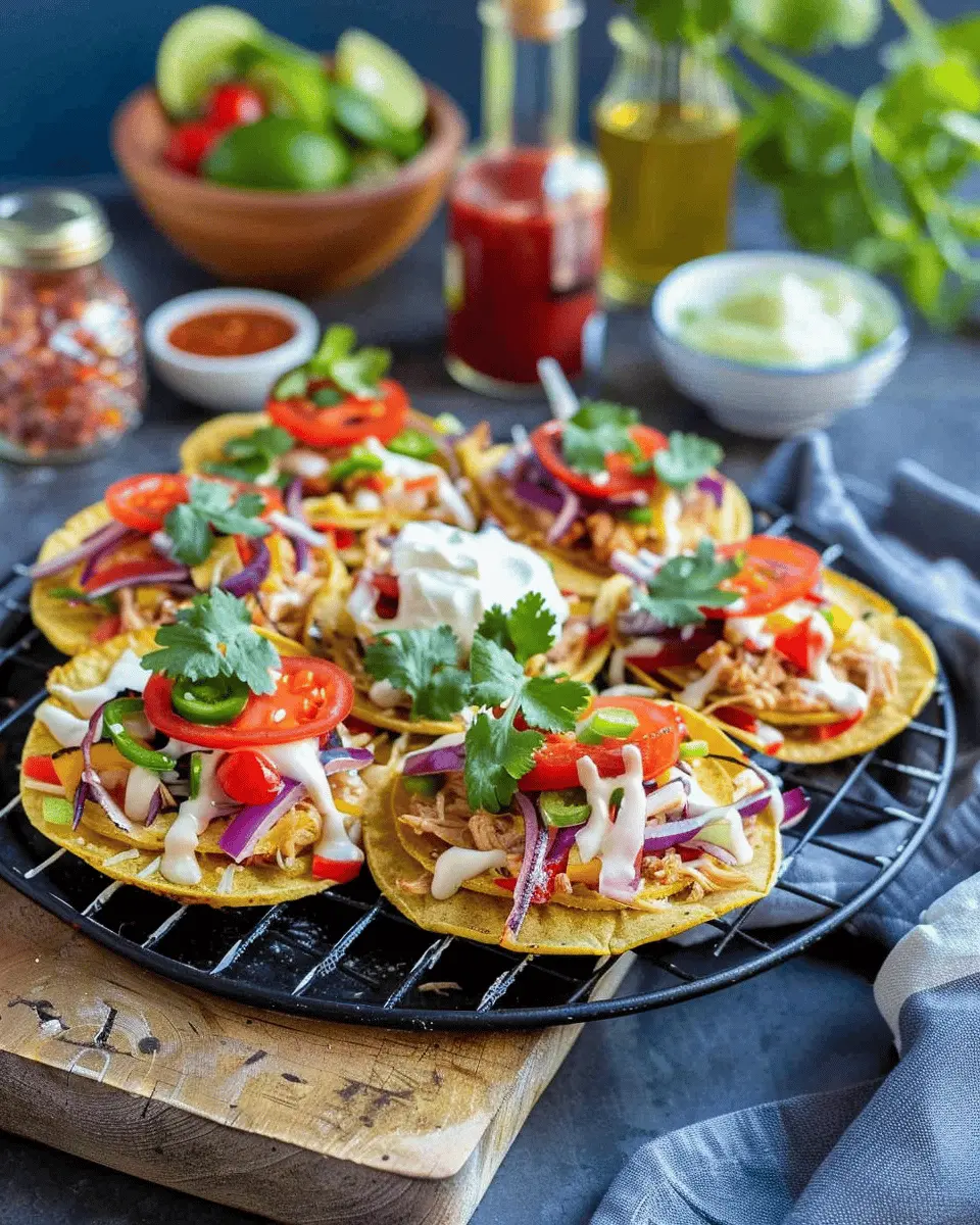 Easy Chicken Tostadas: A Delicious Twist for Quick Dinners