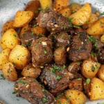 Garlic Butter Steak and Potatoes
