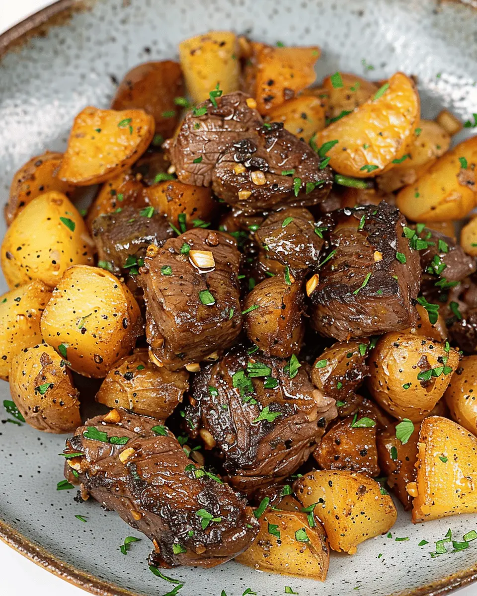 Garlic Butter Steak and Potatoes: A Juicy Comfort Meal You’ll Love