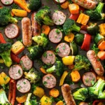 Healthy 20 Minute Sheet Pan Sausage and Veggies