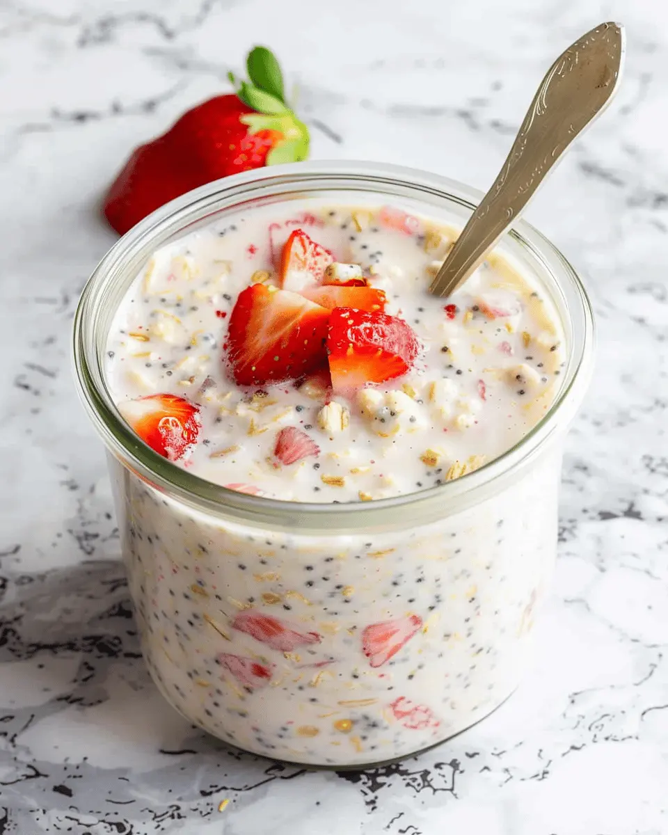 Healthy Strawberry Cheesecake Overnight Oats: A Deliciously Easy Recipe