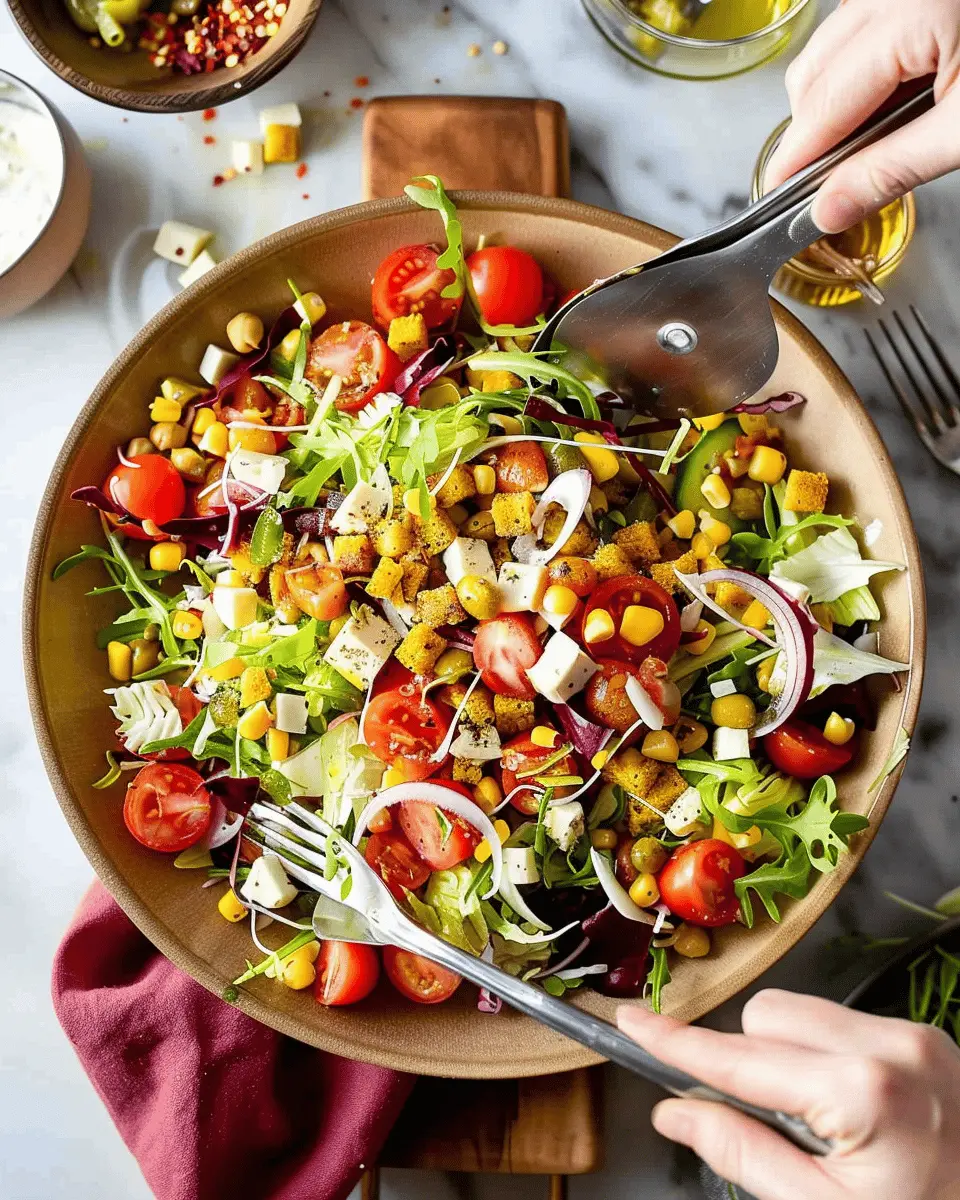 Italian Chopped Salad: Fresh, Easy, and Satisfying with Turkey Bacon