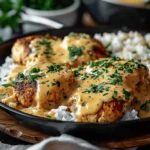 Sizzle Up Creamy Smothered Chicken And Rice
