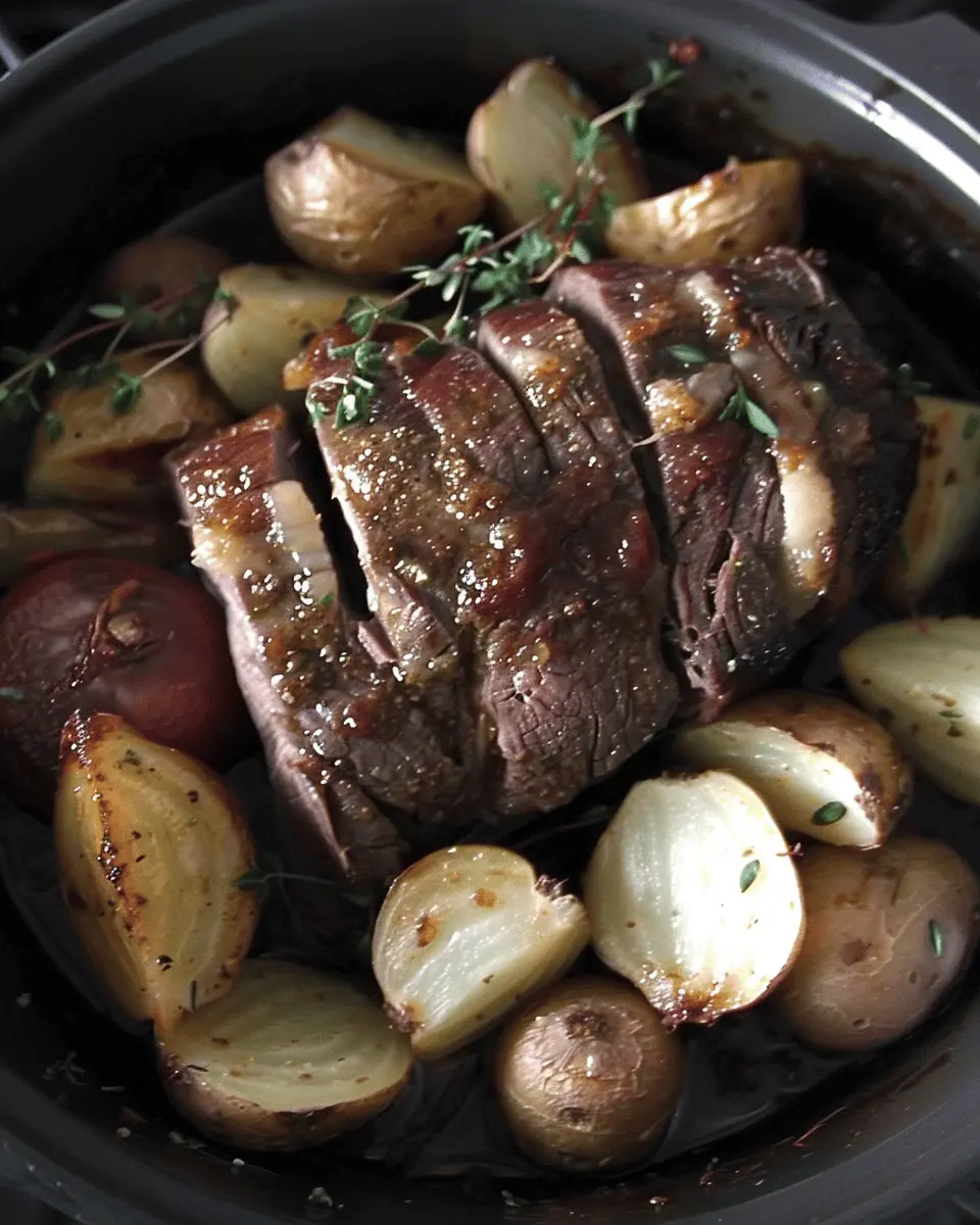 Slow-Cooked Pot Roast with Root Vegetables