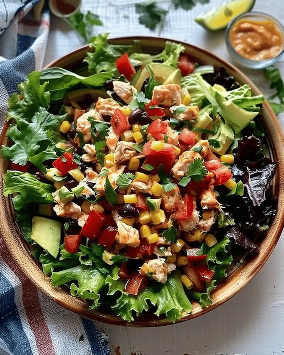 Southwest Chicken Salad: A Flavorful Twist with Turkey Bacon