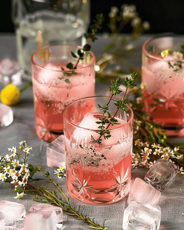 Pretty Pink Gin & Tonics