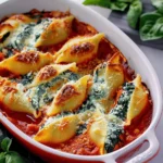 Spinach and Ricotta Stuffed Shells