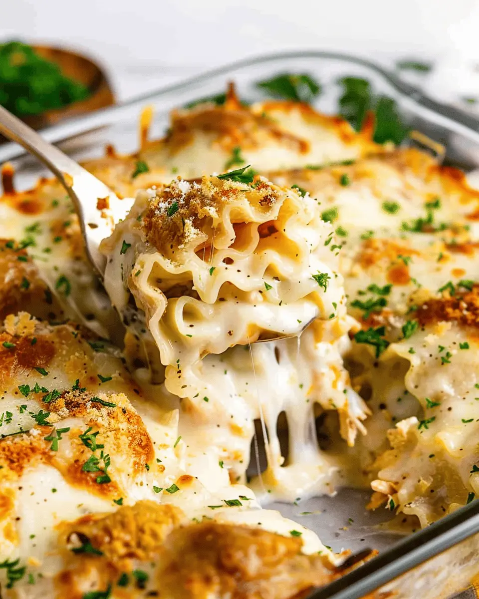 Chicken Alfredo Lasagna Roll Ups: Easy Comfort Food Delight