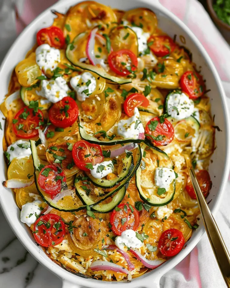 Chicken Tzatziki Casserole