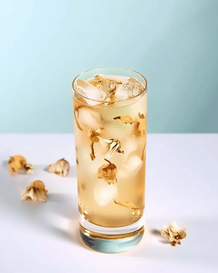 Sparkling Chamomile Tea Mocktail