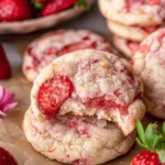 Strawberry Cheesecake Cookies