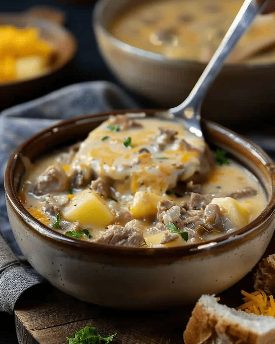 Cheesy Beef and Potato Soup: Easy Comfort Food for Everyone
