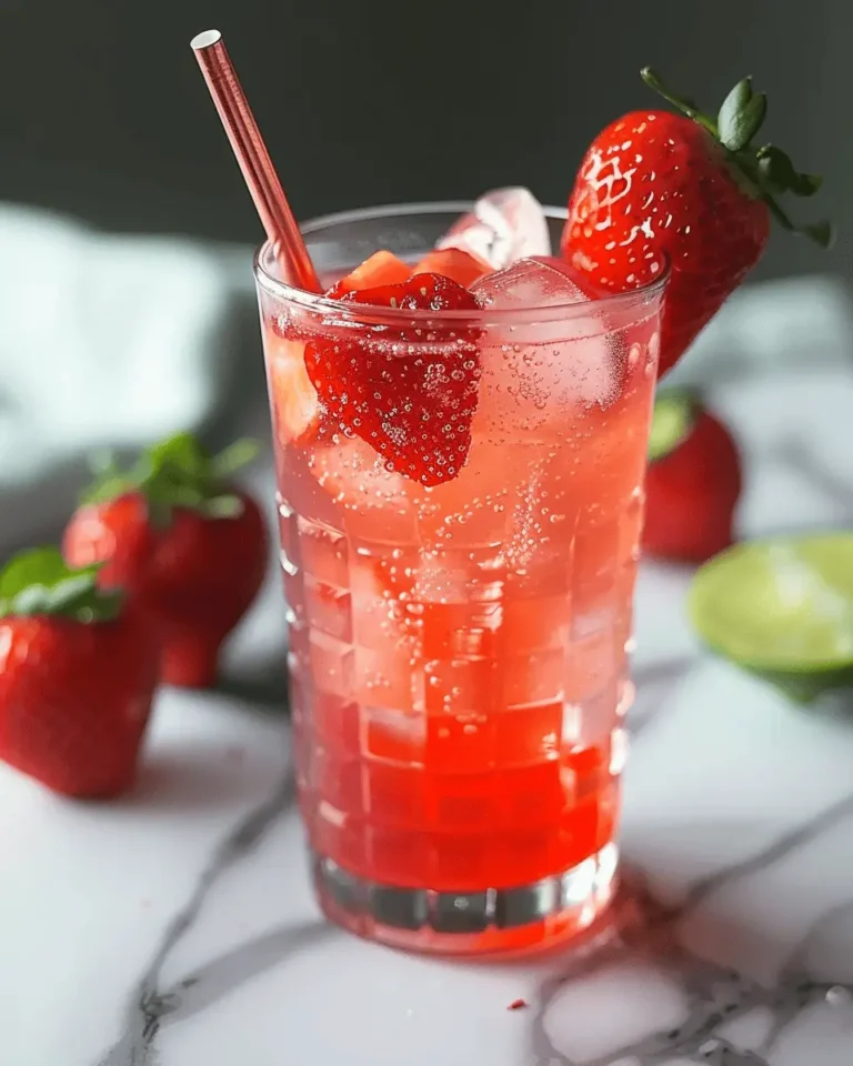 Refreshing Strawberry Dirty Sprite Recipe