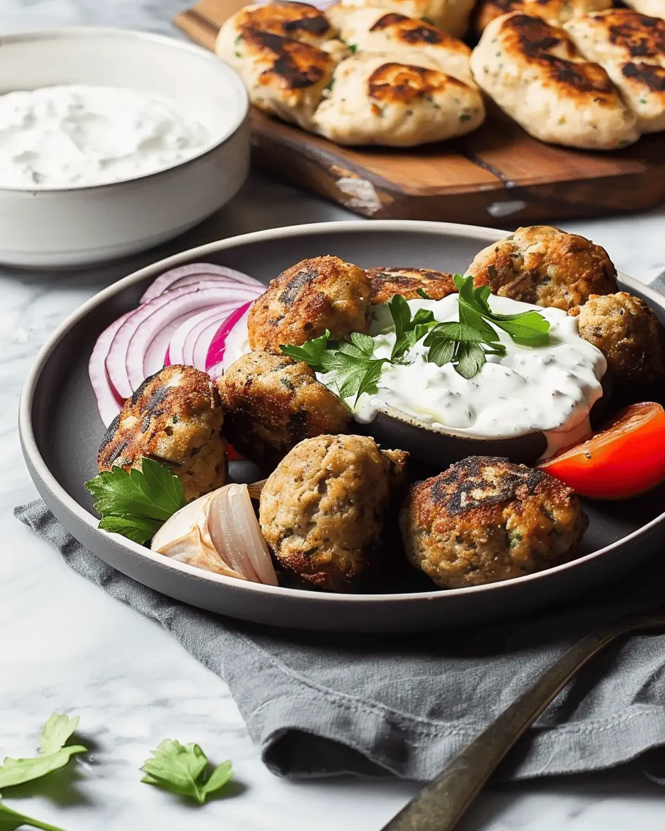 Chicken Kofta with Yogurt Sauce: A Juicy Homemade Delight