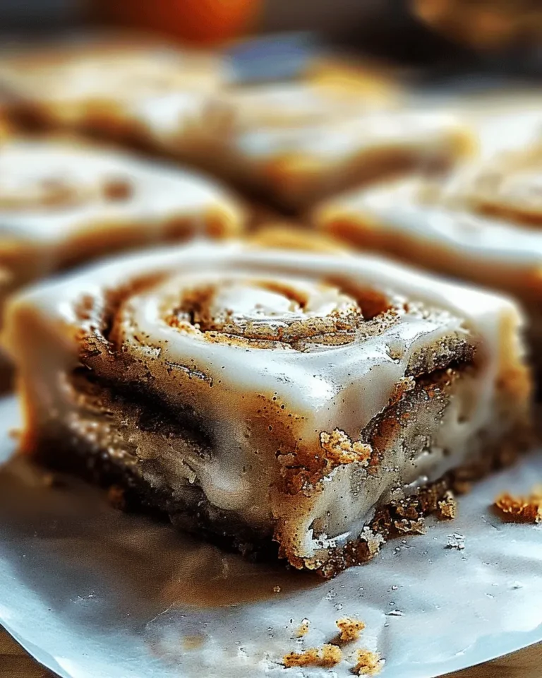 Cinnamon Roll Bliss Bars