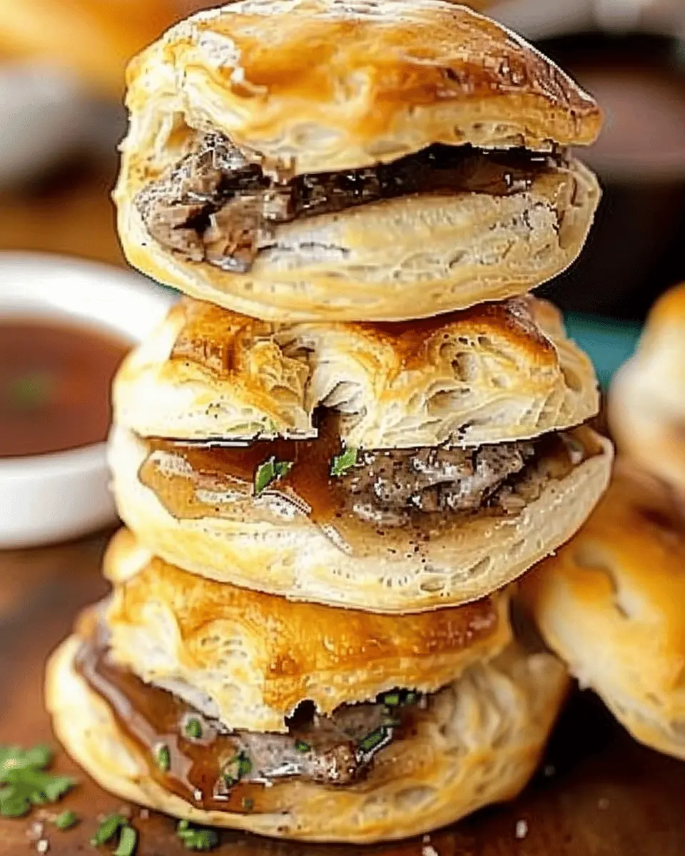 French Dip Biscuits: Indulgent Comfort for Football Friday