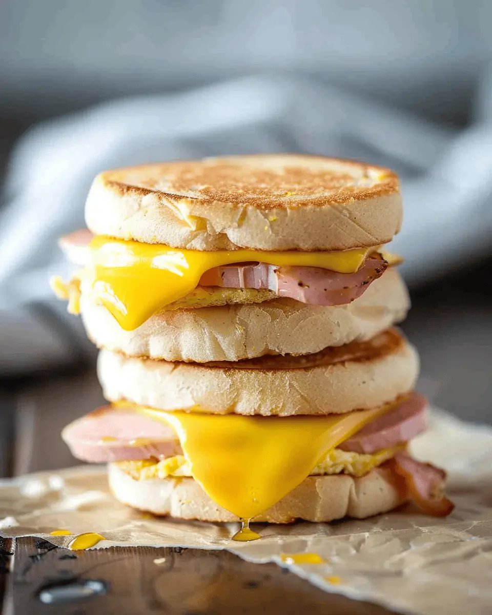 Freezer Breakfast Sandwiches: Delicious Turkey Bacon & Egg Treats