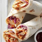 Barbecue Chicken & Coleslaw Wraps