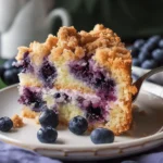 Blueberry Cream Cheese Crumb Cake