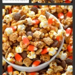 Scarecrow Crunch Snack Mix Recipe Halloween Caramel Corn