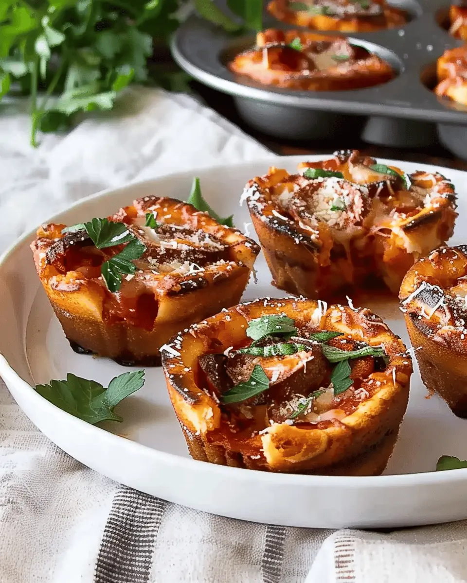 Chicago Deep-Dish Pizza Muffins