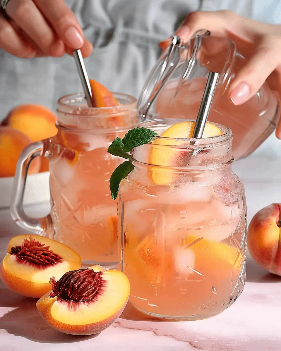 Peach Lemonade: Refreshing Twist on a Classic Summer Drink