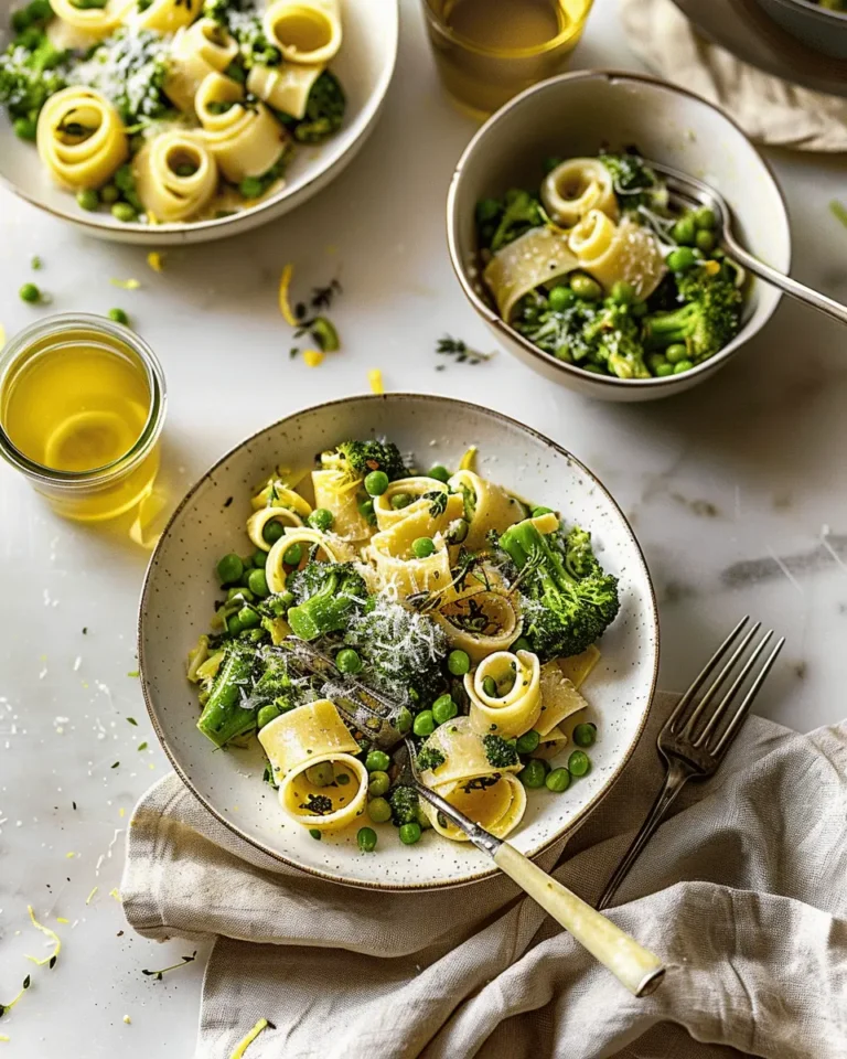 Easy 20 Minute Lemon Broccoli Pasta Dinner