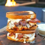 Chicken Bacon Ranch Patty Melt