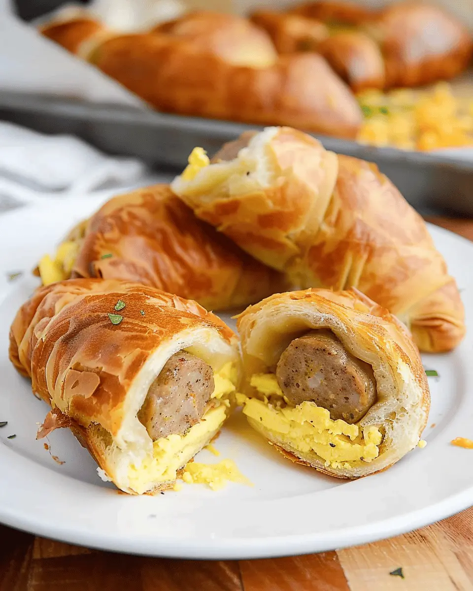 Sausage Egg and Cheese Breakfast Roll-Ups: The Ultimate Easy Meal