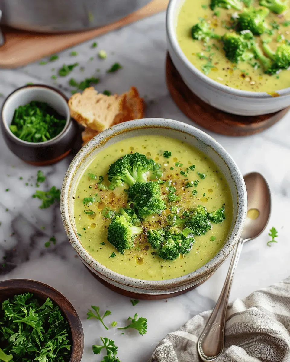 Best Easy Soup Recipes: Comforting Vegan Broccoli Soup Delight
