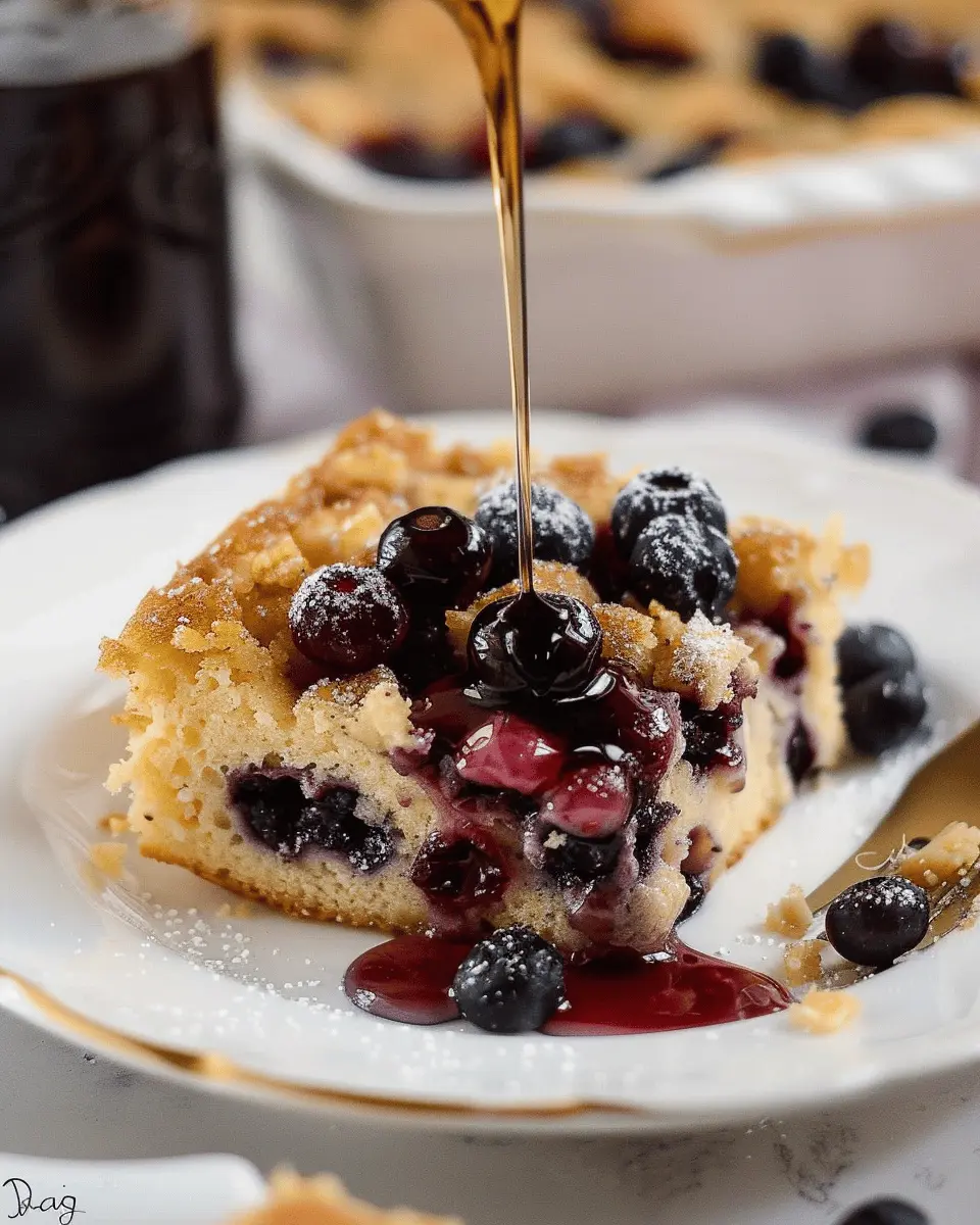 Blueberry Buttermilk Pancake Casserole: A Cozy Weekend Delight
