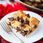 Chocolate Croissant Breakfast Bake