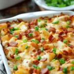 Easy Cheap Dinner Ideas : Chicken Bacon Ranch Potato Casserole