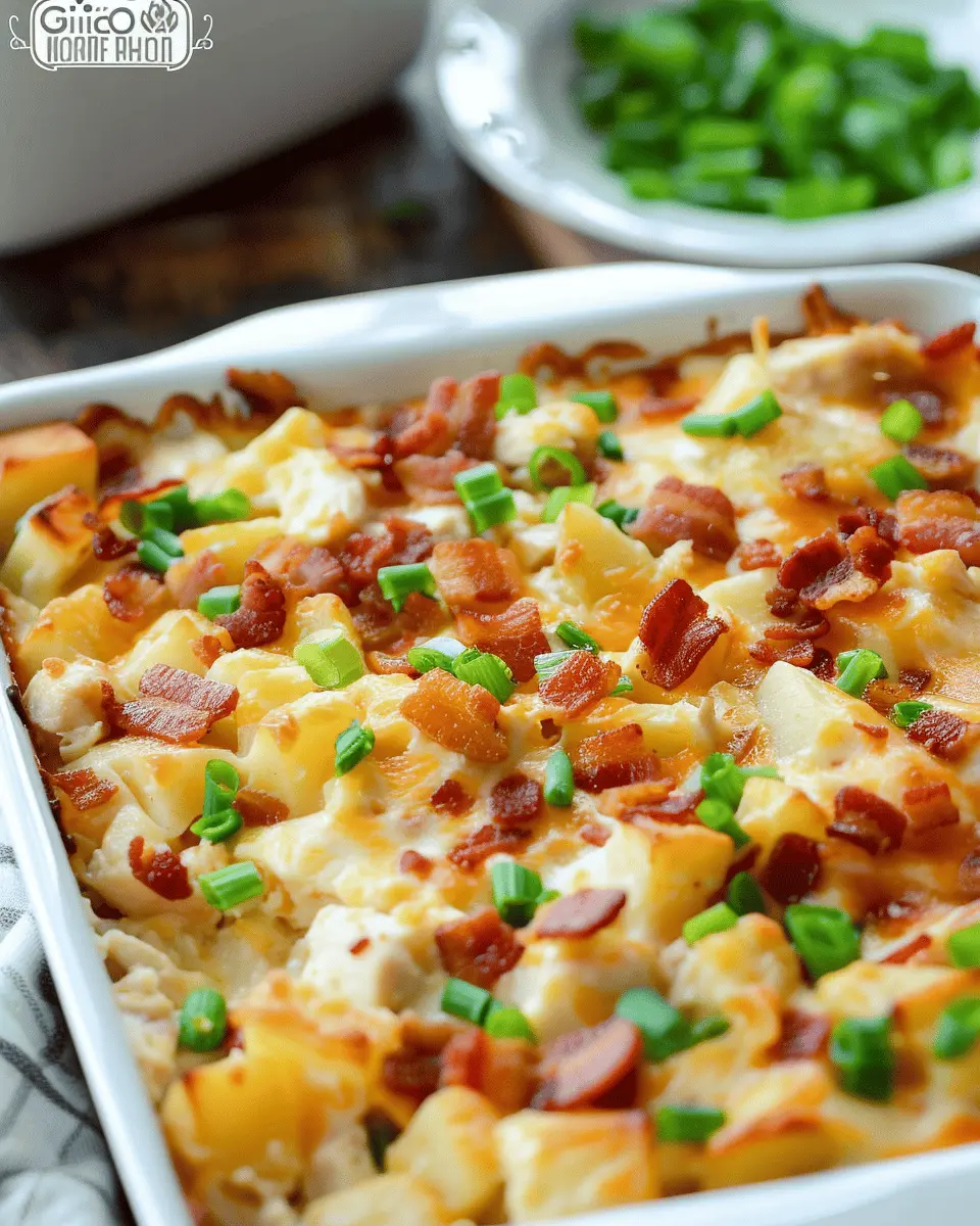 Easy Cheap Dinner Ideas: Turkey Bacon Ranch Potato Casserole Delight
