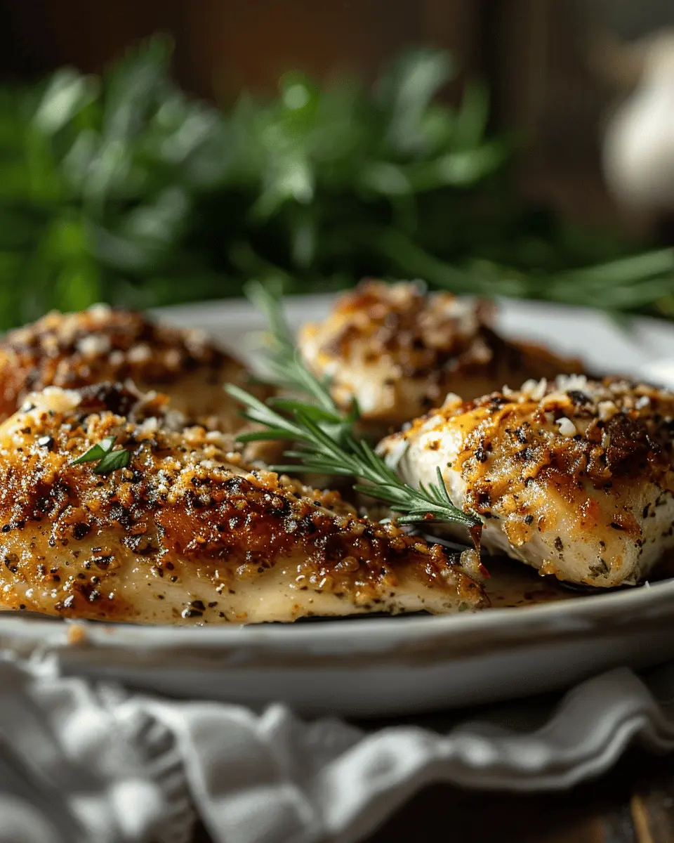 Easy Cheap Dinner Ideas: Juicy Garlic Parmesan Chicken Delight