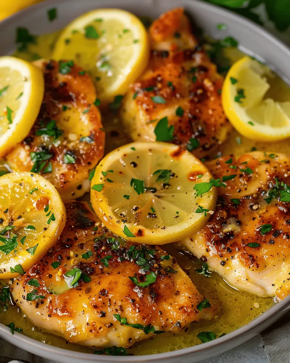 Easy Cheap Dinner Ideas: Juicy Lemon Chicken Recipe with Butter Sauce